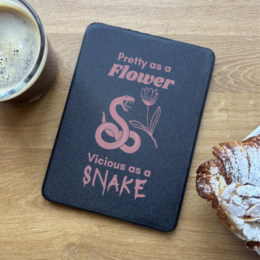 Pretty as a Flower, Vicious as a Snake Kindle Case