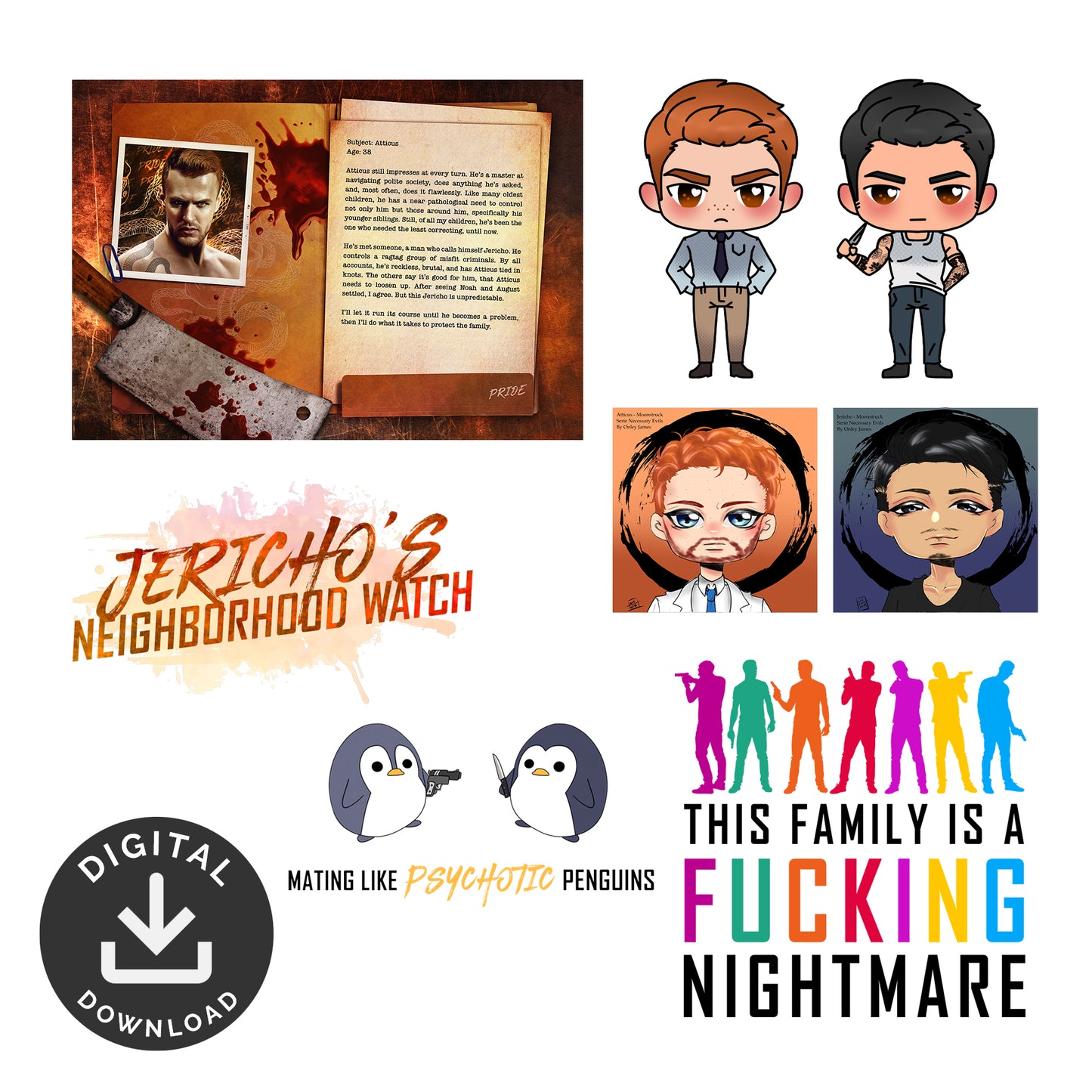 Necessary Evils Digital Swag Pack (Moonstruck Edition)