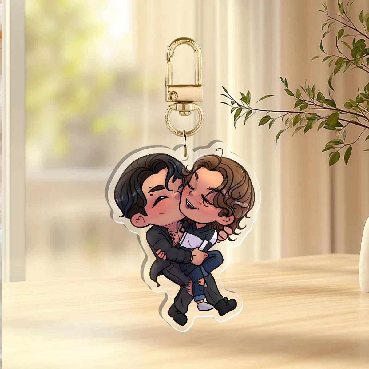 Levi and Shiloh Chibi Acrylic Keychain