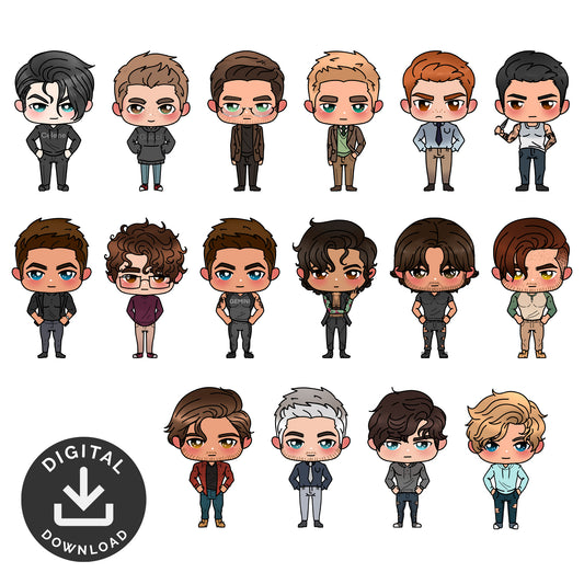 Necessary Evils Full-Body Digital Chibi Pack