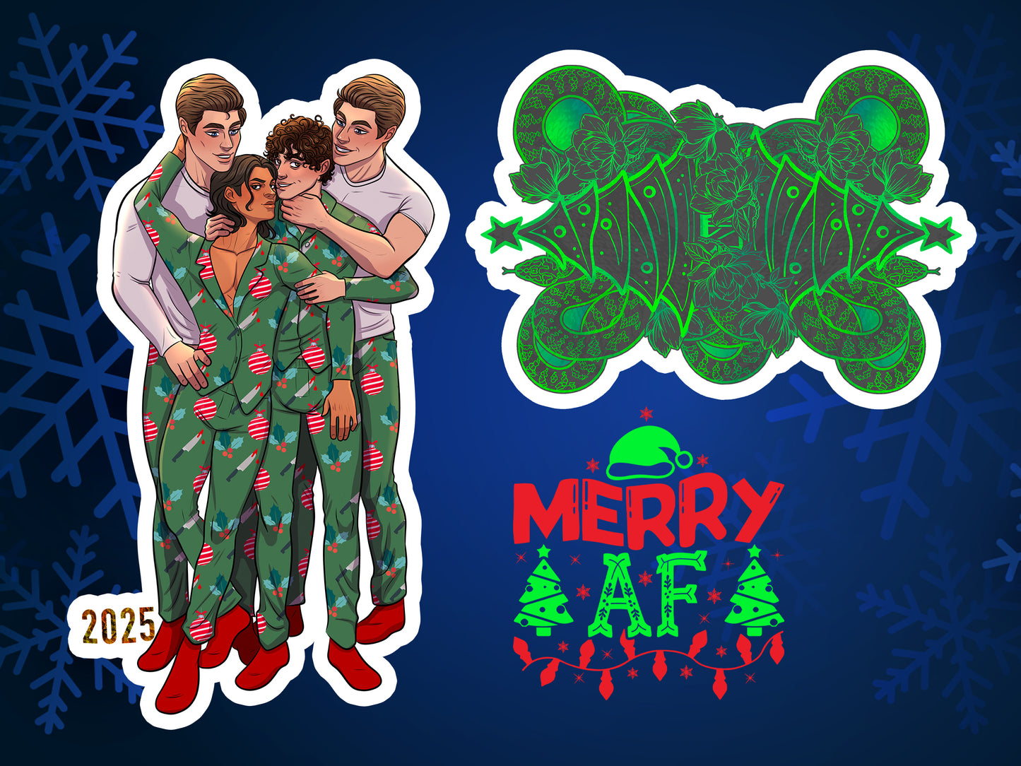 Christmas Limited Edition Core Four Standee 2025
