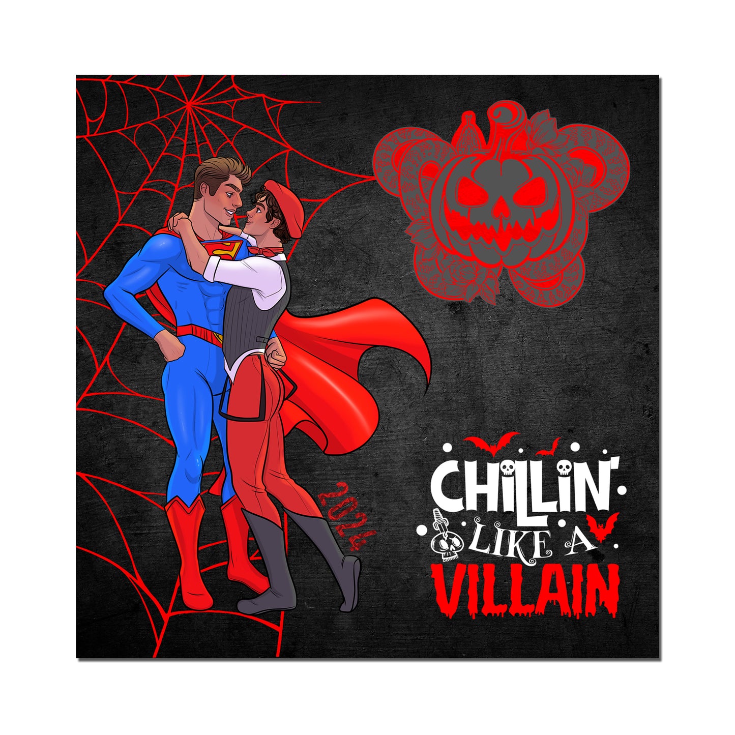 2024 Necessary Evils Halloween Acrylic Standee (Featuring Asa and Zane)