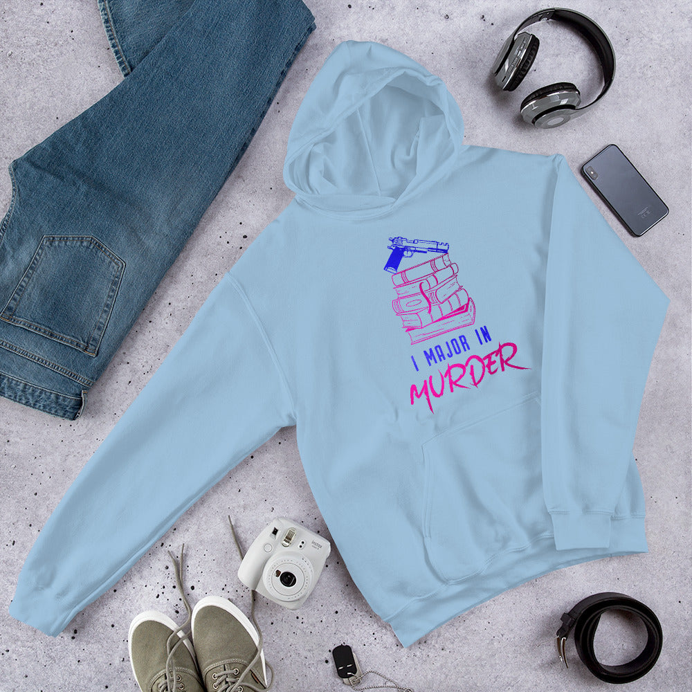 "I Major in Murder" Unisex Hoodie