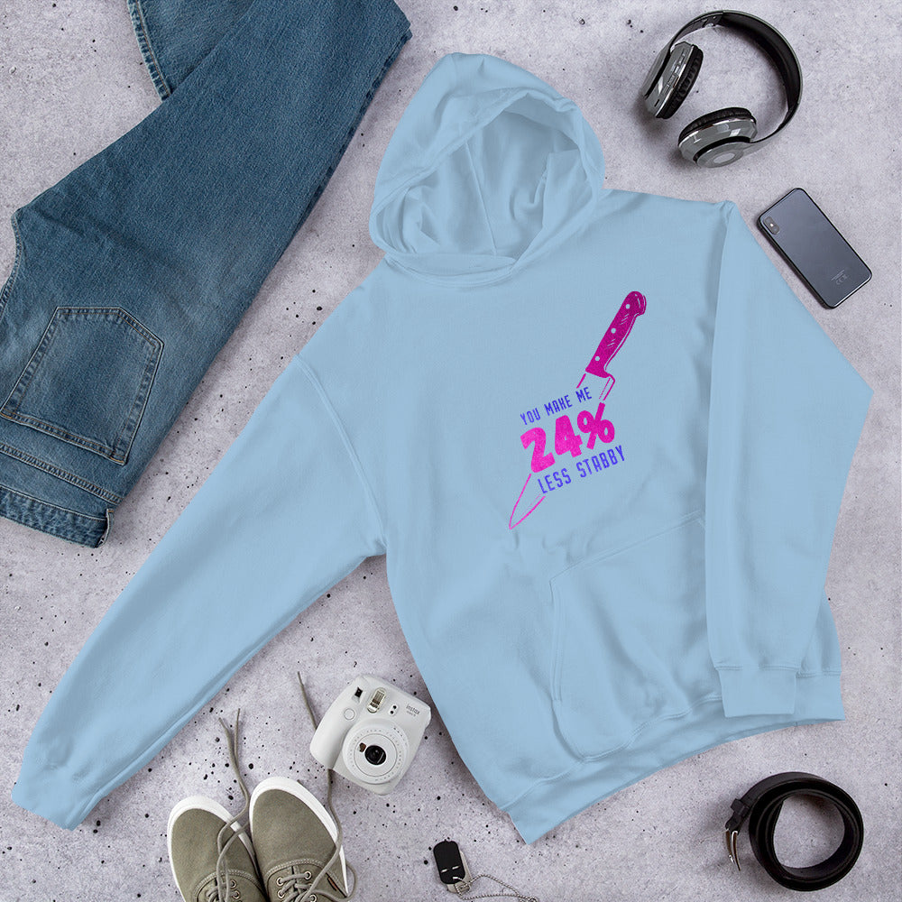 "24% Less Stabby" Unisex Hoodie