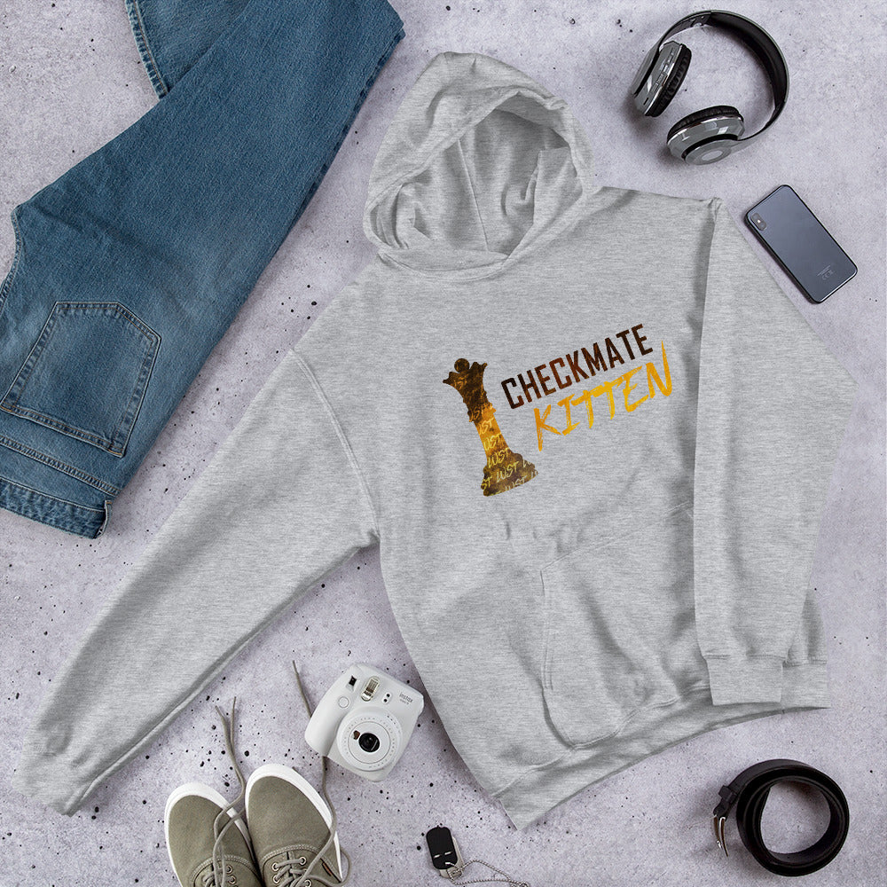 "Checkmate Kitten" Unisex Hoodie