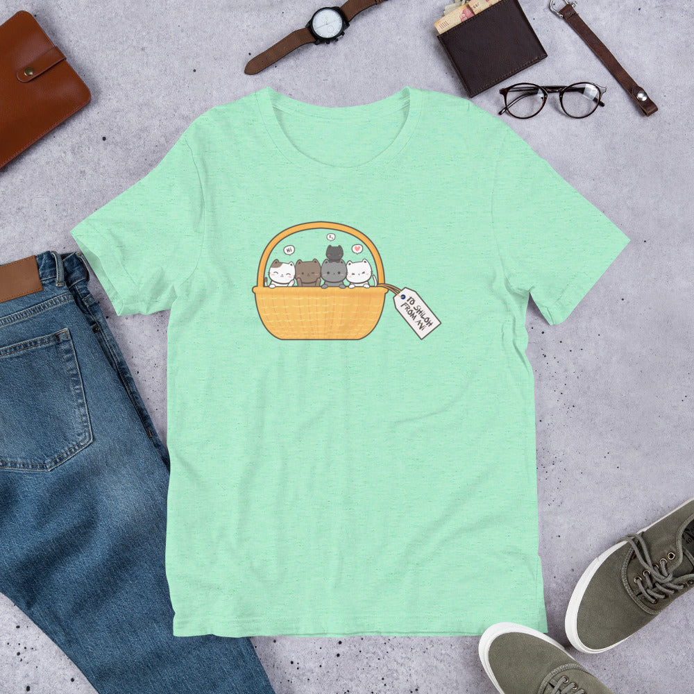 "Basket of Kittens" Unisex T-Shirt