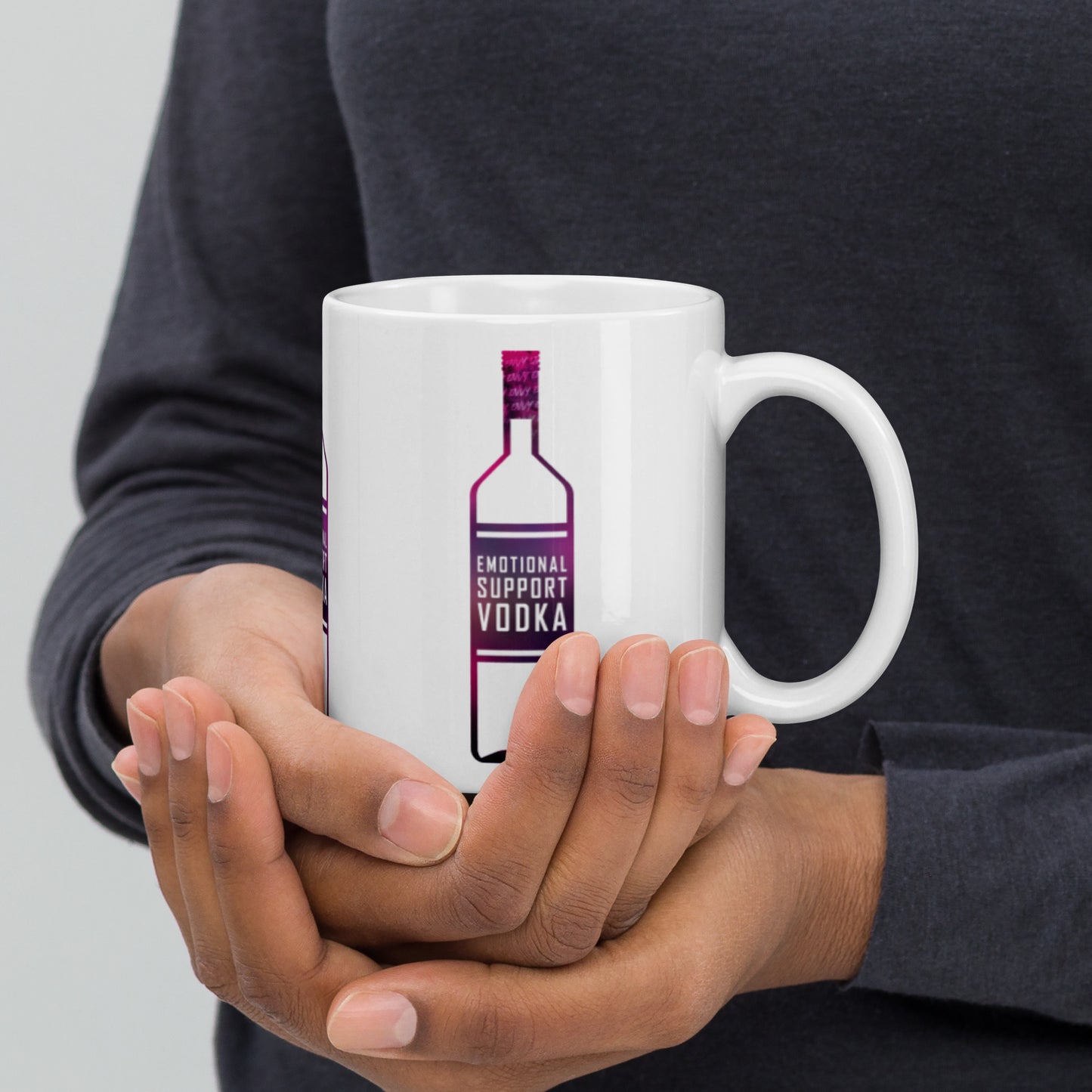 "Emotional Support Vodka" Mug