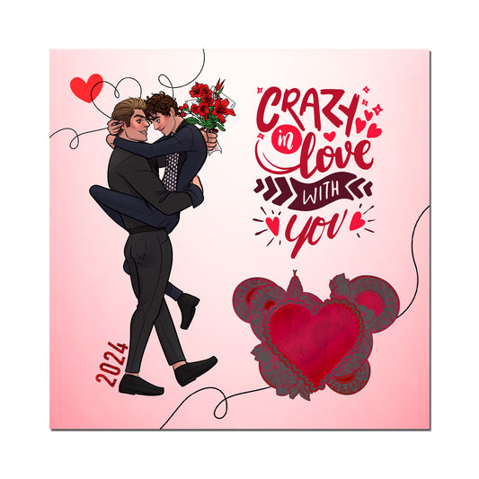 2024 Necessary Evils Valentine's Acrylic Standee (Featuring Asa and Zane)