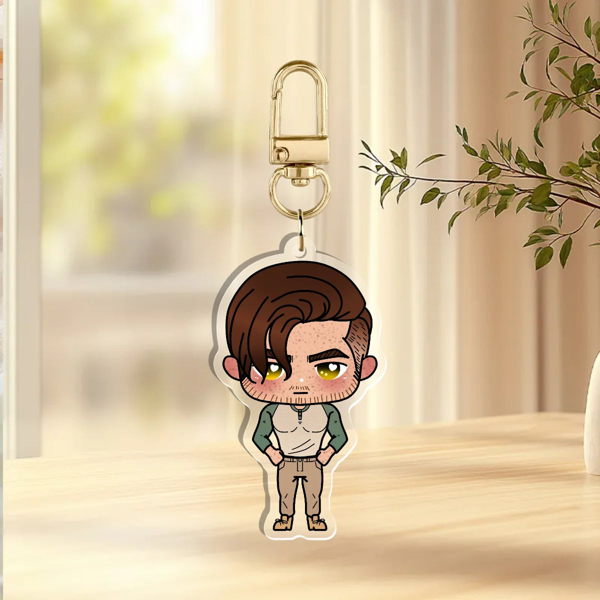 Mac Chibi Acrylic Keychain