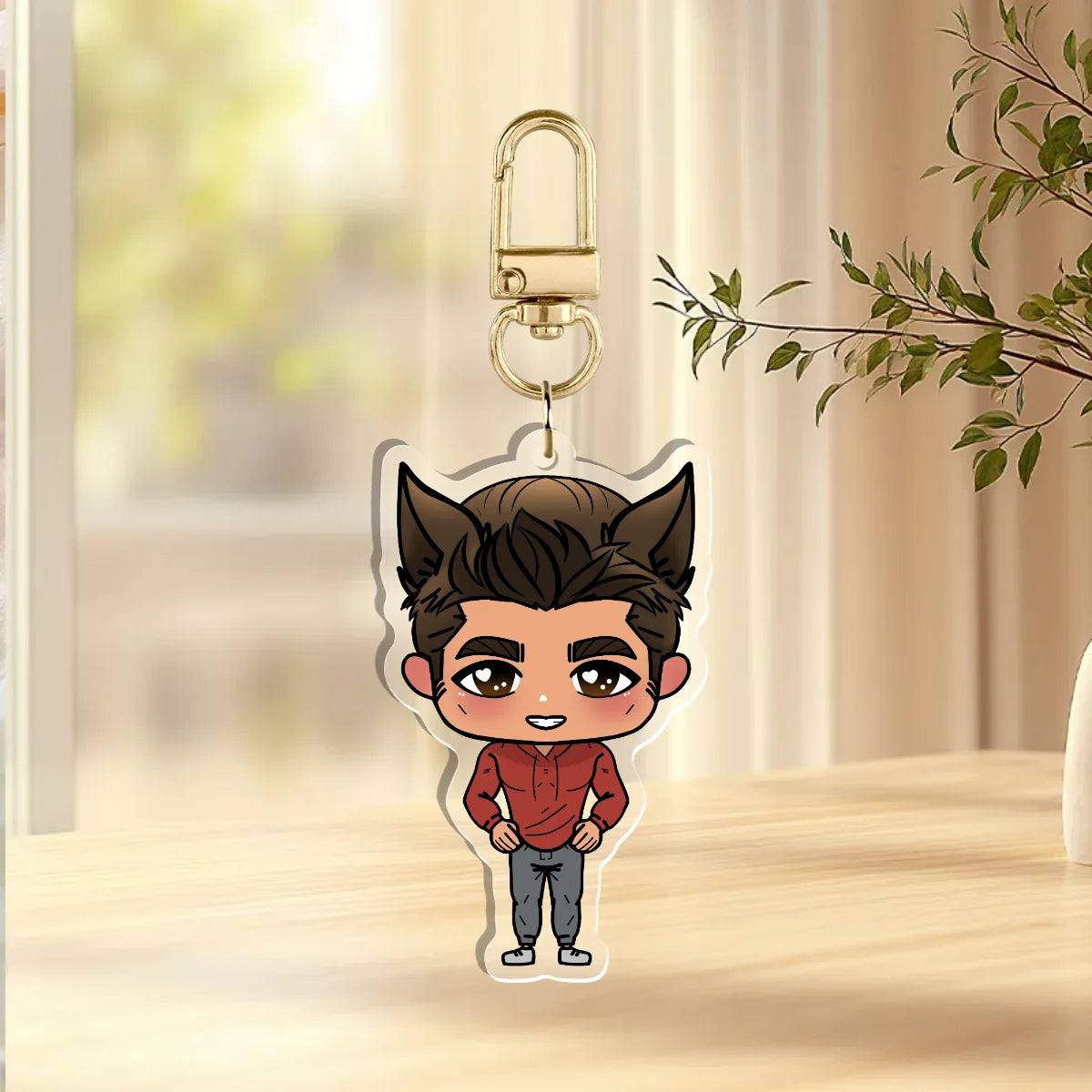 Binnie Chibi Acrylic Keychain