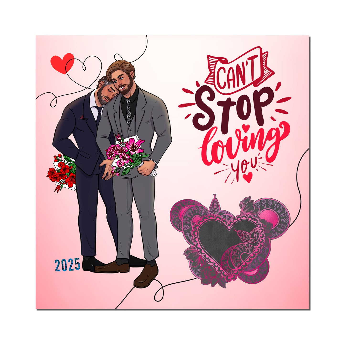 2025 Necessary Evils Valentine's Acrylic Standee (Featuring Aiden and Thomas)
