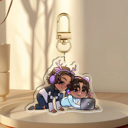 Shiloh and Ever Chibi Acrylic Keychain