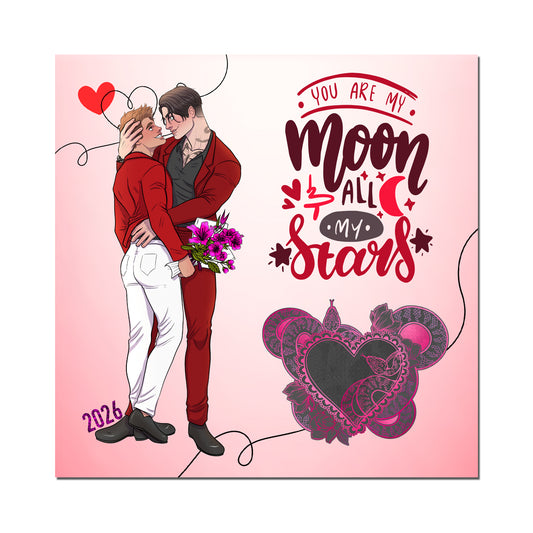 2026 Necessary Evils Valentine's Acrylic Standee (Featuring Adam and Noah)