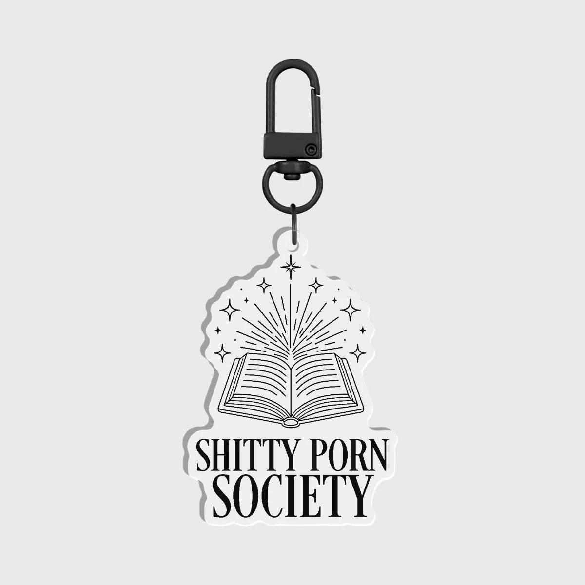 Shitty Porn Society Acrylic Keychain