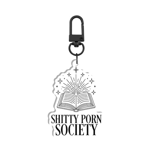 Shitty Porn Society Acrylic Keychain