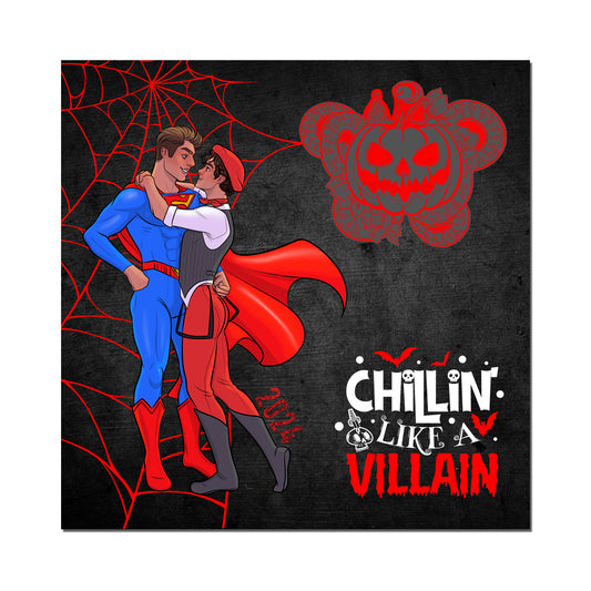2024 Necessary Evils Halloween Acrylic Standee (Featuring Asa and Zane)