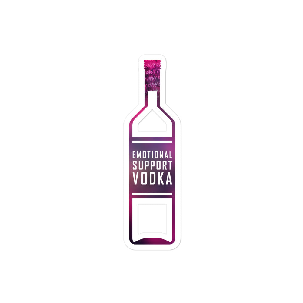 "Emotional Support Vodka" Sticker
