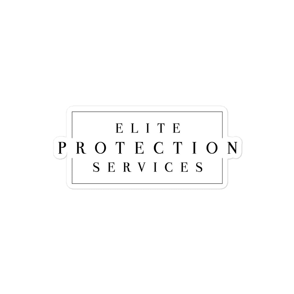 "Elite Protection Services" Sticker