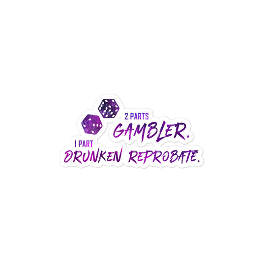 "Gambler" Sticker