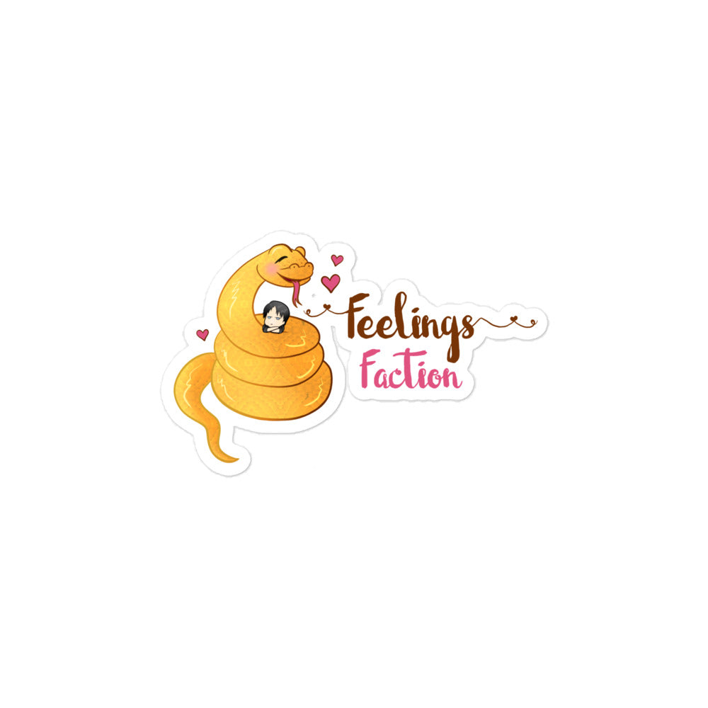 "Feelings Faction" Sticker