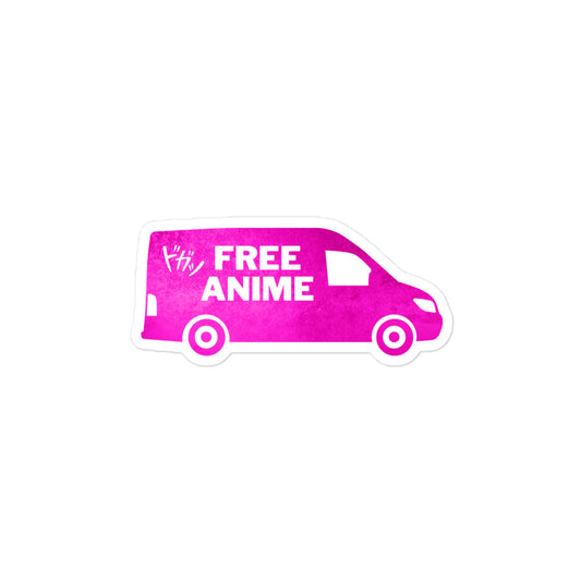 "Free Anime" Sticker