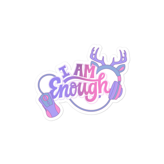 "I Am Enough" Sticker