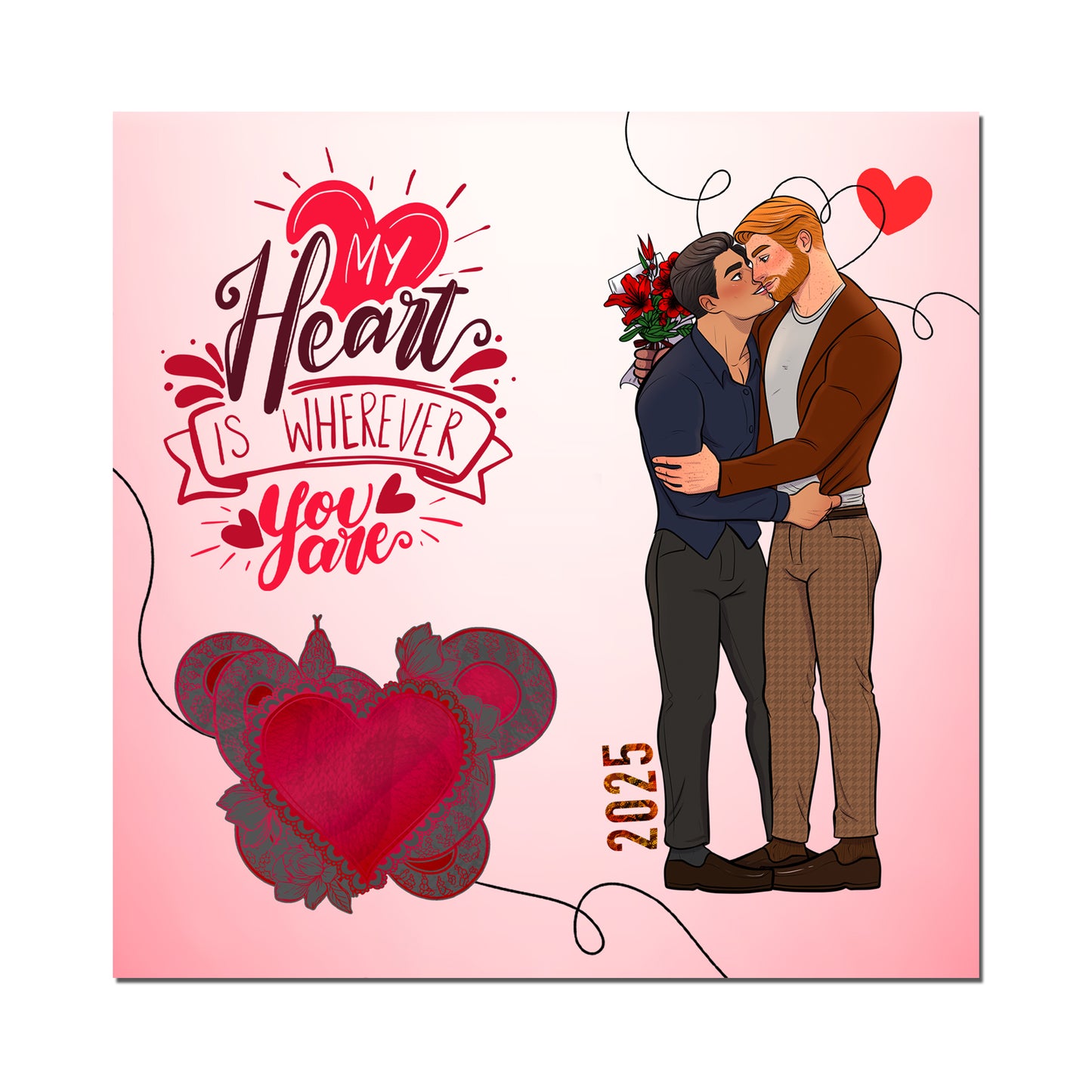 2025 Necessary Evils Valentine's Acrylic Standee (Featuring Atticus and Jericho)