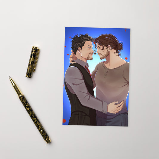 Aiden and Thomas Postcard