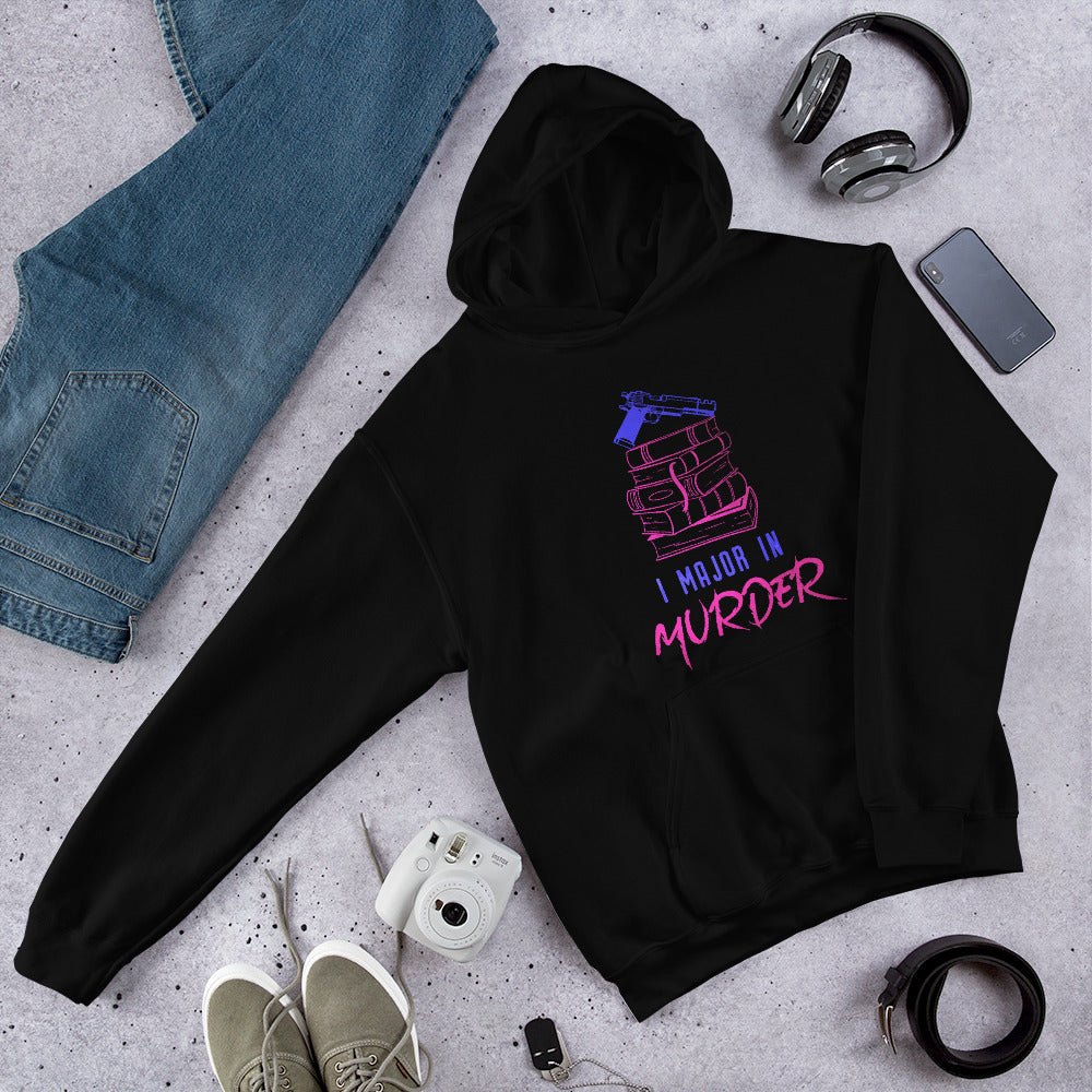 "I Major in Murder" Unisex Hoodie