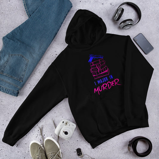 "I Major in Murder" Unisex Hoodie