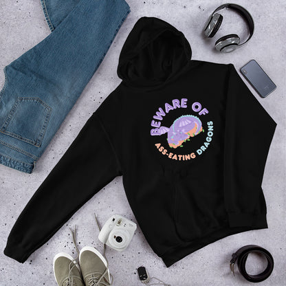 "Beware of Ass-Eating Dragons" Unisex Hoodie