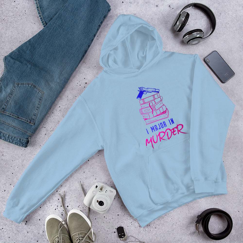 "I Major in Murder" Unisex Hoodie