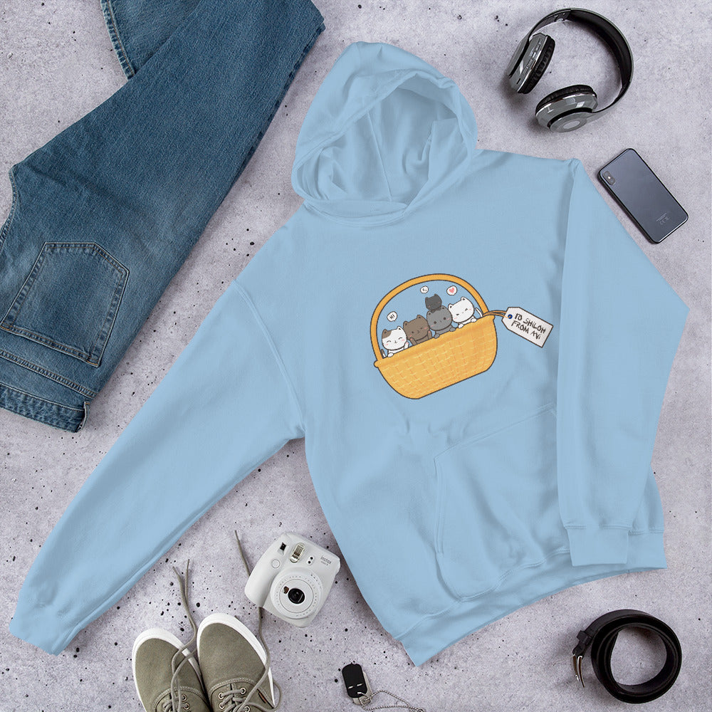"Basket of Kittens" Unisex Hoodie