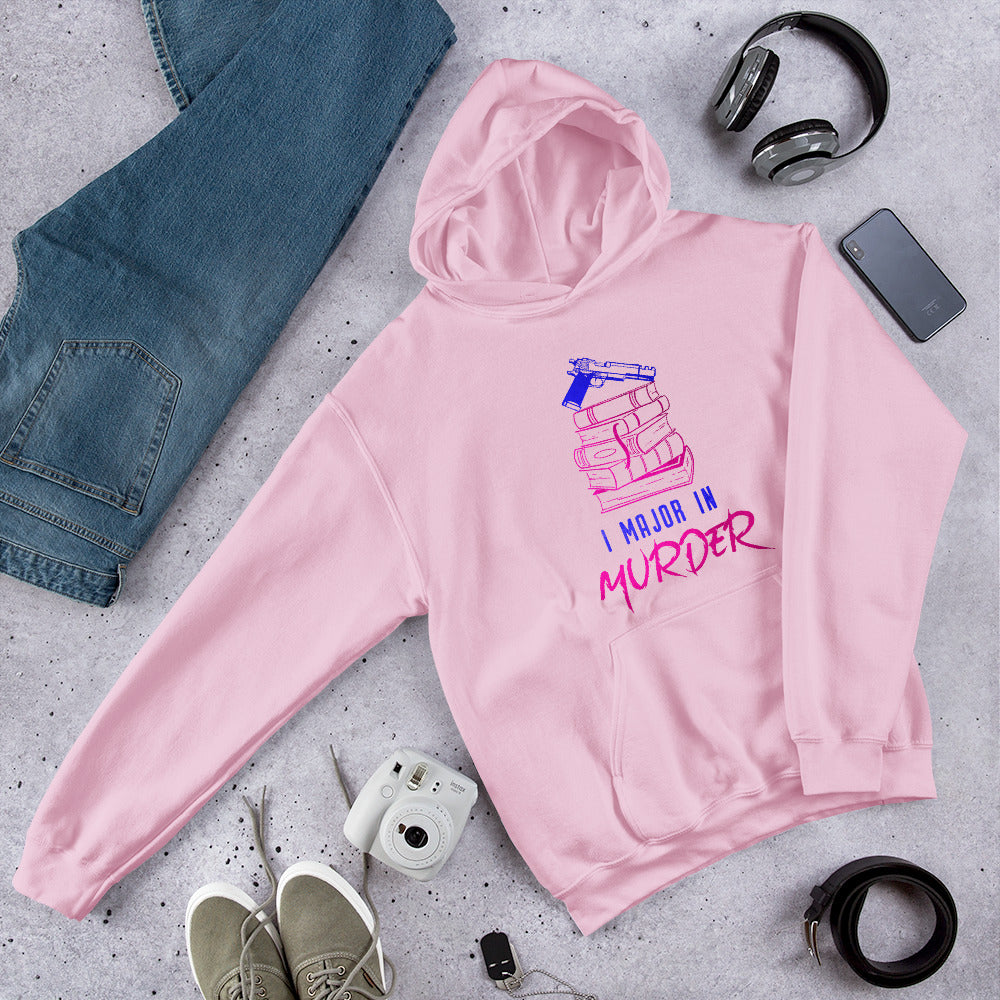 "I Major in Murder" Unisex Hoodie