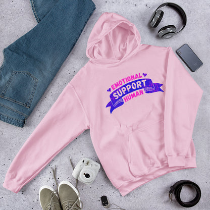 "Emotional Support Human" Unisex Hoodie