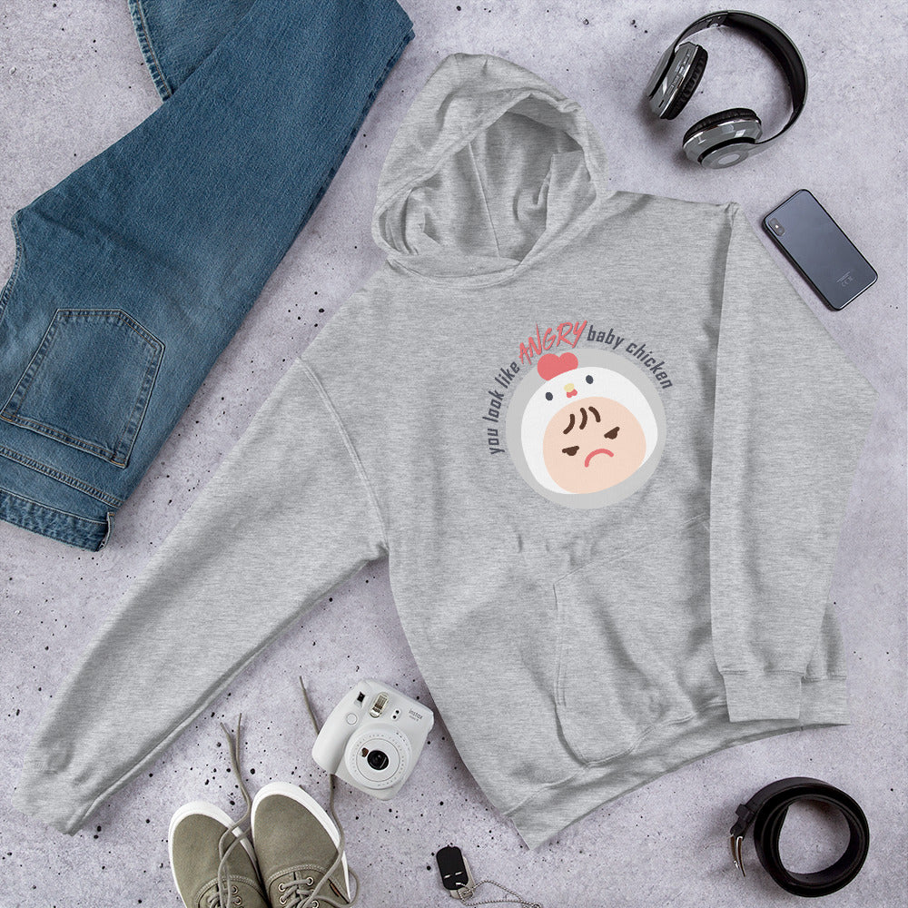 "Angry Chicken" Unisex Hoodie