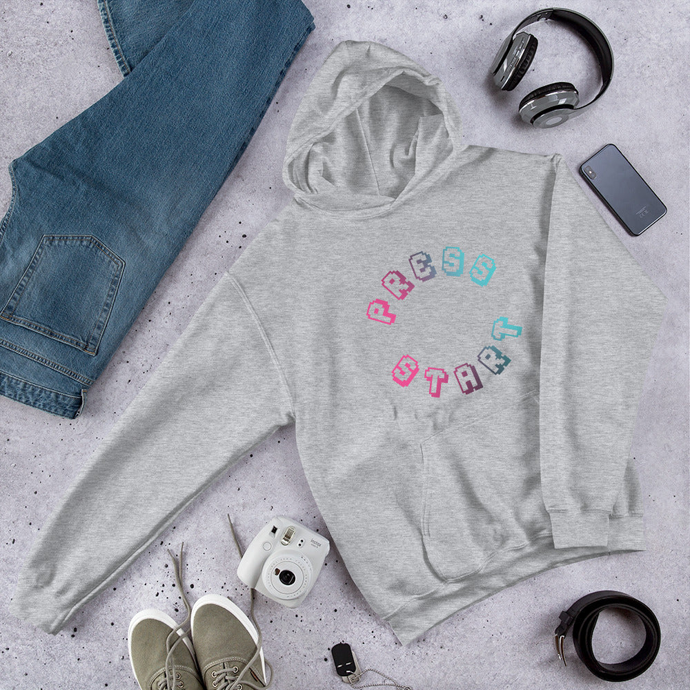 "Press Start" Unisex Hoodie