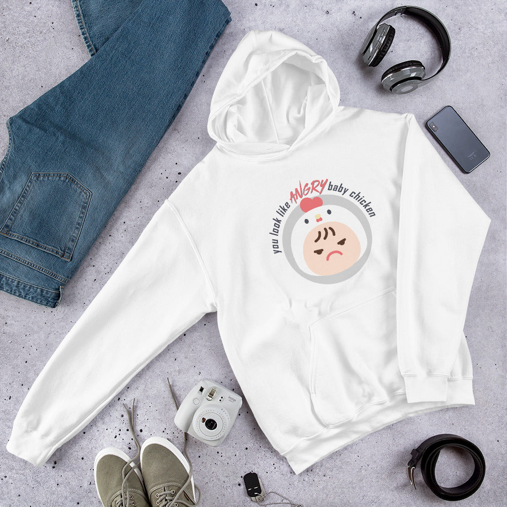 "Angry Chicken" Unisex Hoodie