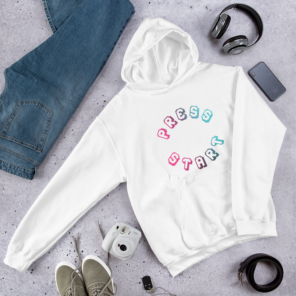 "Press Start" Unisex Hoodie