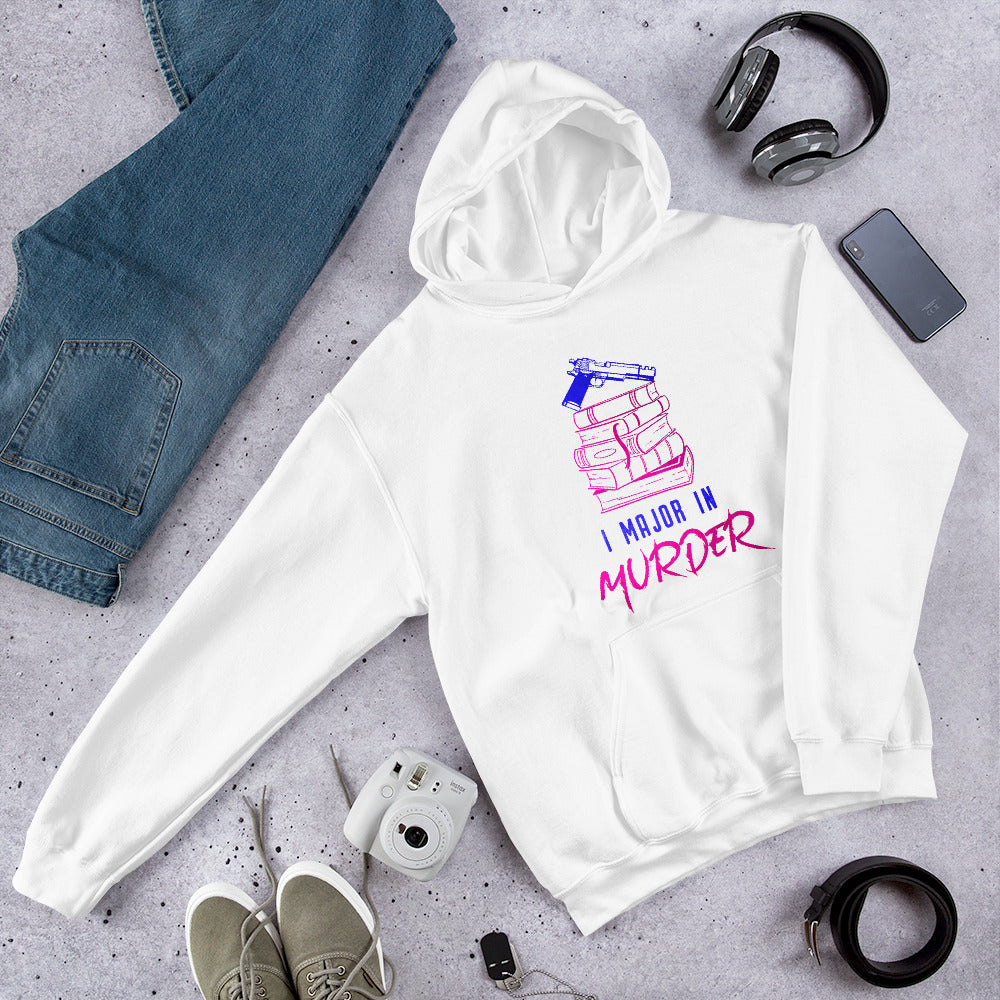 "I Major in Murder" Unisex Hoodie