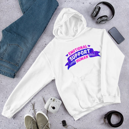 "Emotional Support Human" Unisex Hoodie
