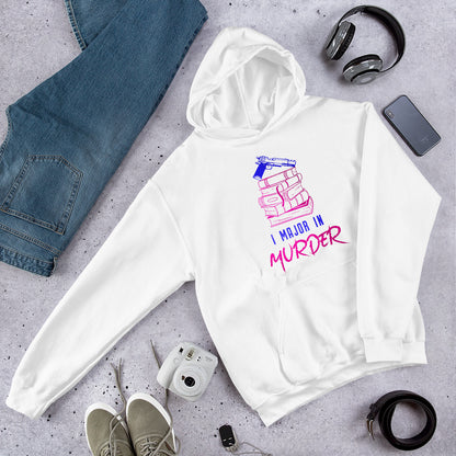 "I Major in Murder" Unisex Hoodie