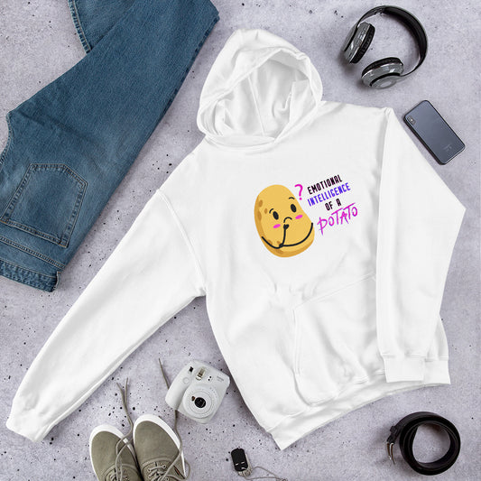 "Emotional Intelligence of a Potato" Unisex Hoodie