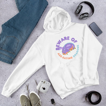 "Beware of Ass-Eating Dragons" Unisex Hoodie