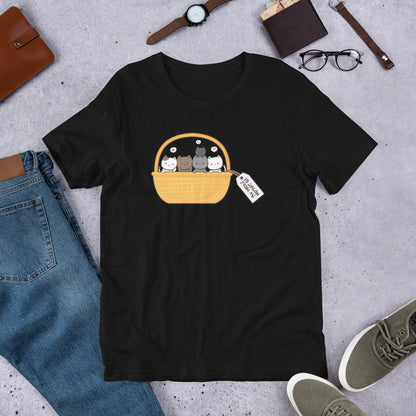 "Basket of Kittens" Unisex T-Shirt