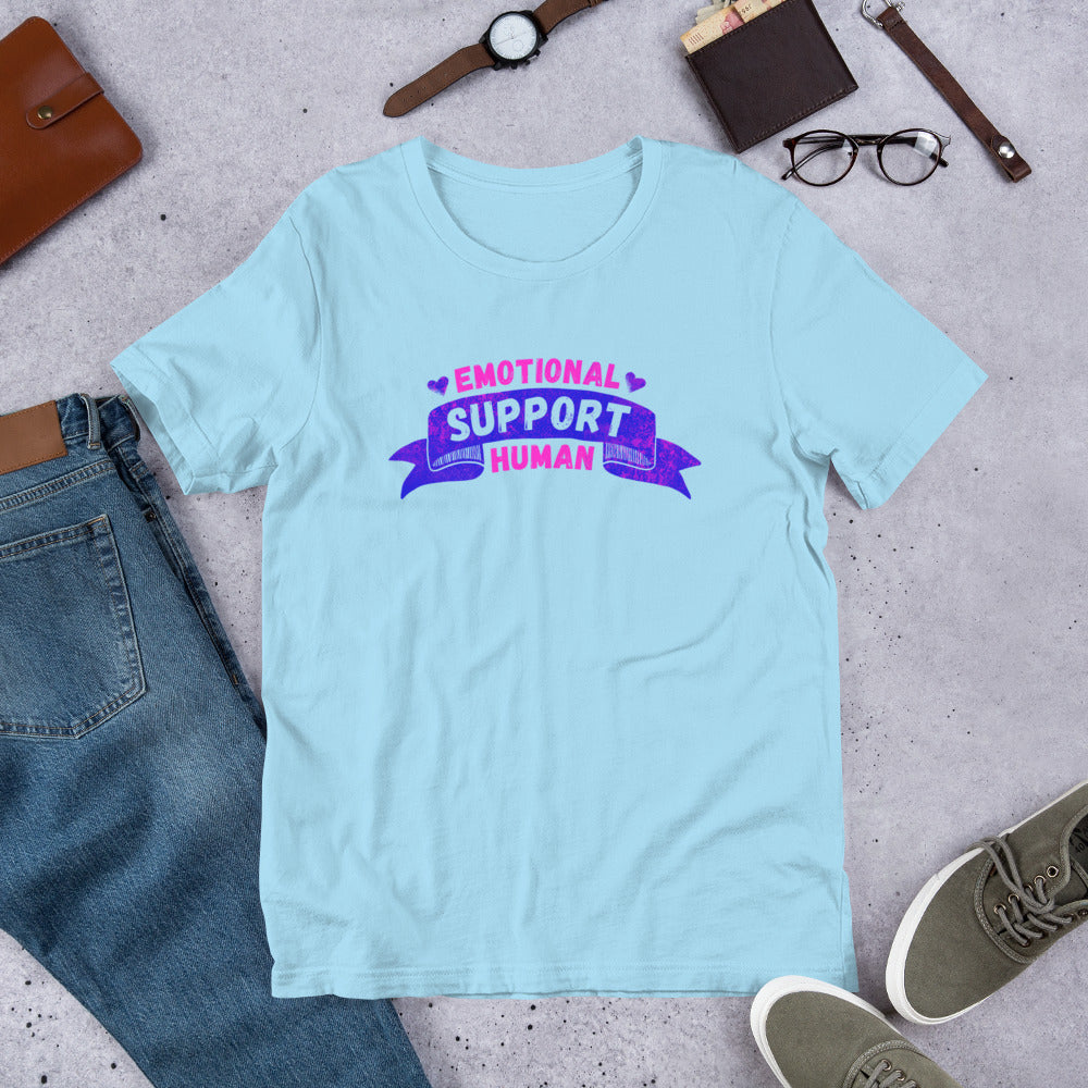 "Emotional Support Human" Unisex T-Shirt