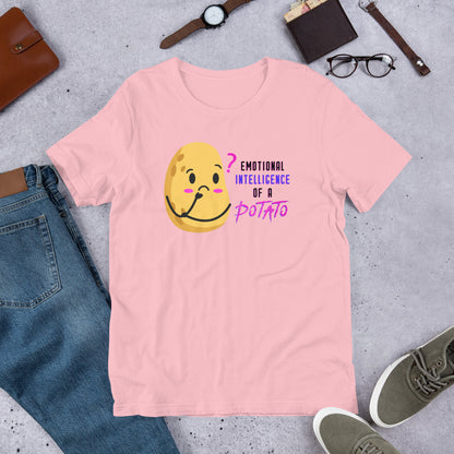 "Emotional Intelligence of a Potato" Unisex T-Shirt
