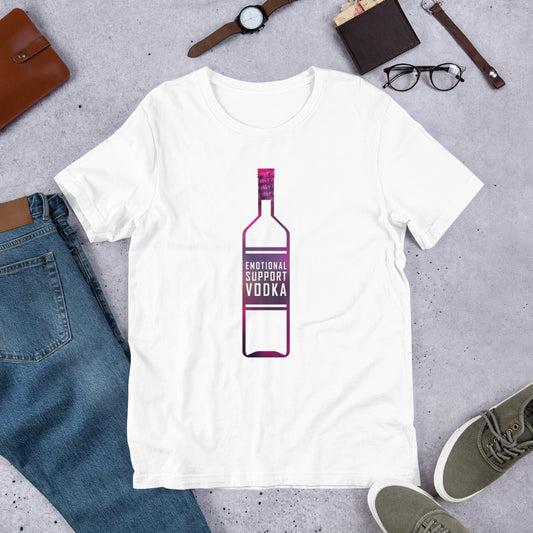 "Emotional Support Vodka" Unisex T-Shirt