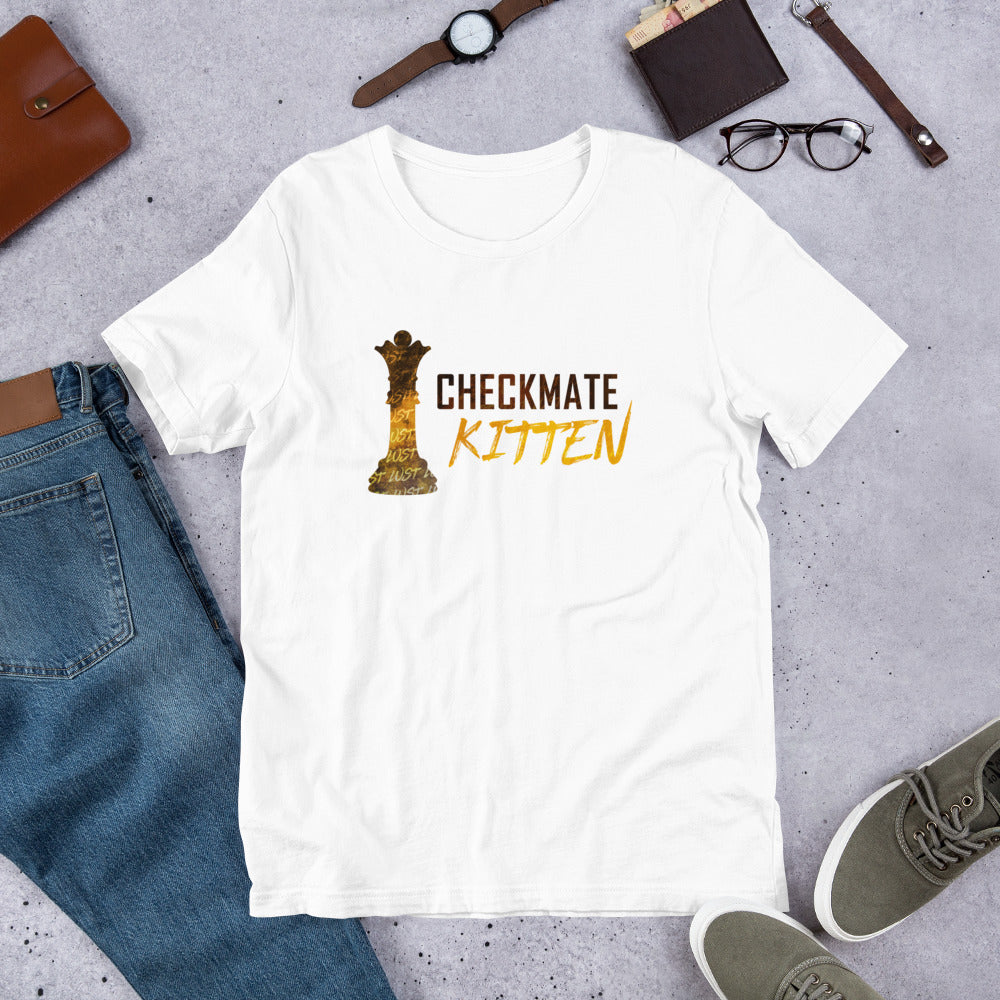 "Checkmate Kitten" Unisex T-Shirt