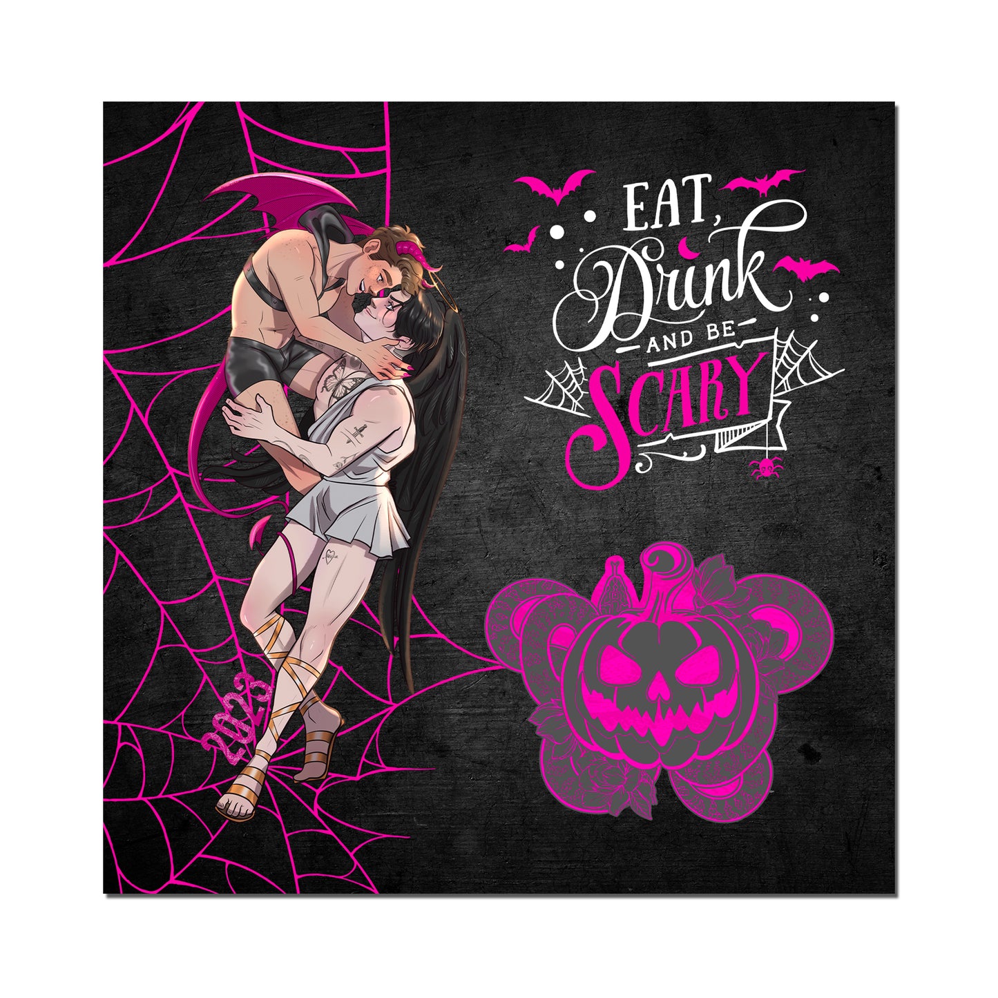 2023 Necessary Evils Halloween Acrylic Standee (Featuring Adam and Noah)